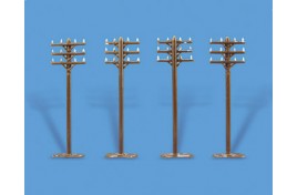 Telegraph Poles x 8 N Scale